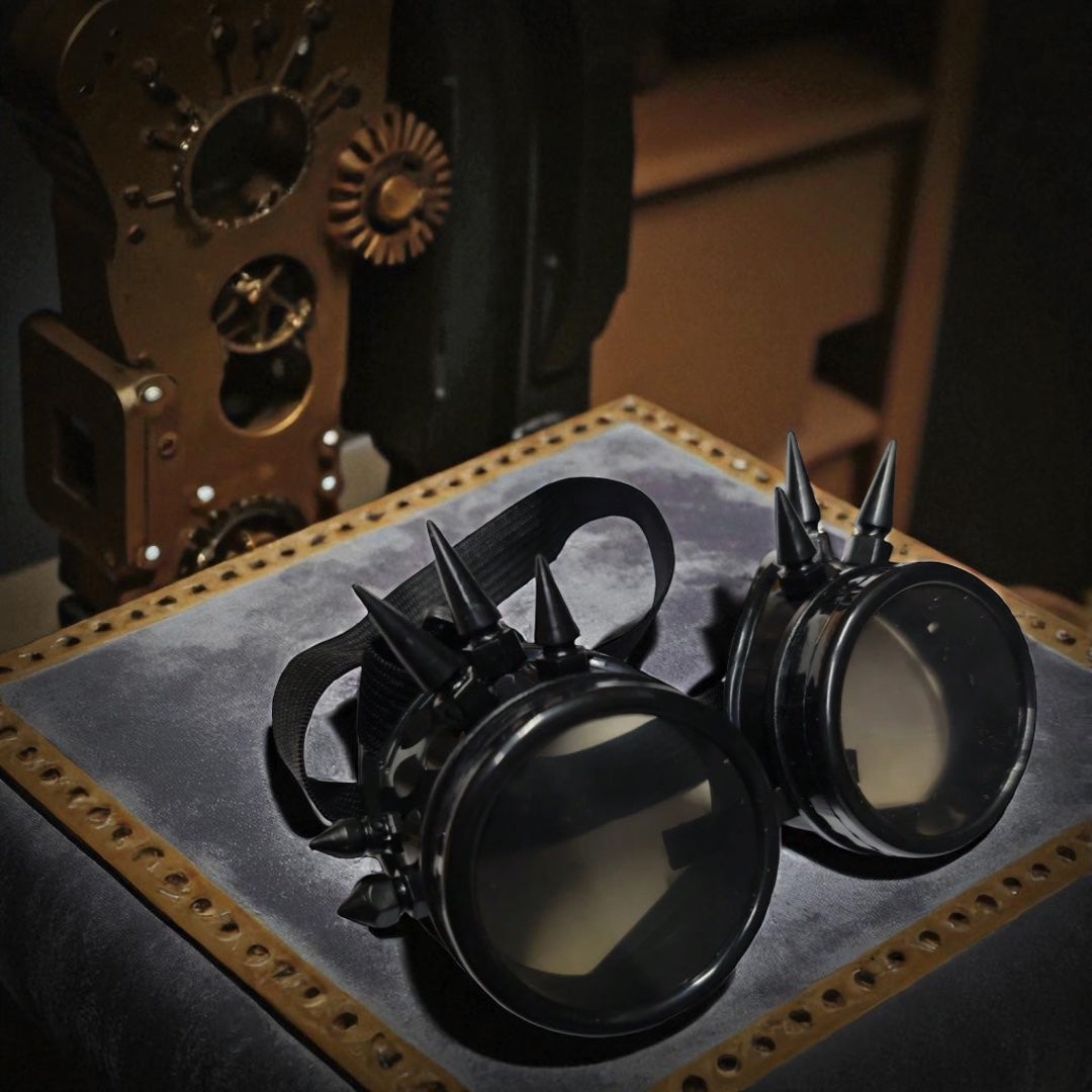 Apocalypse Spiked Goggles – Mad Max Punk Survival Eyewear