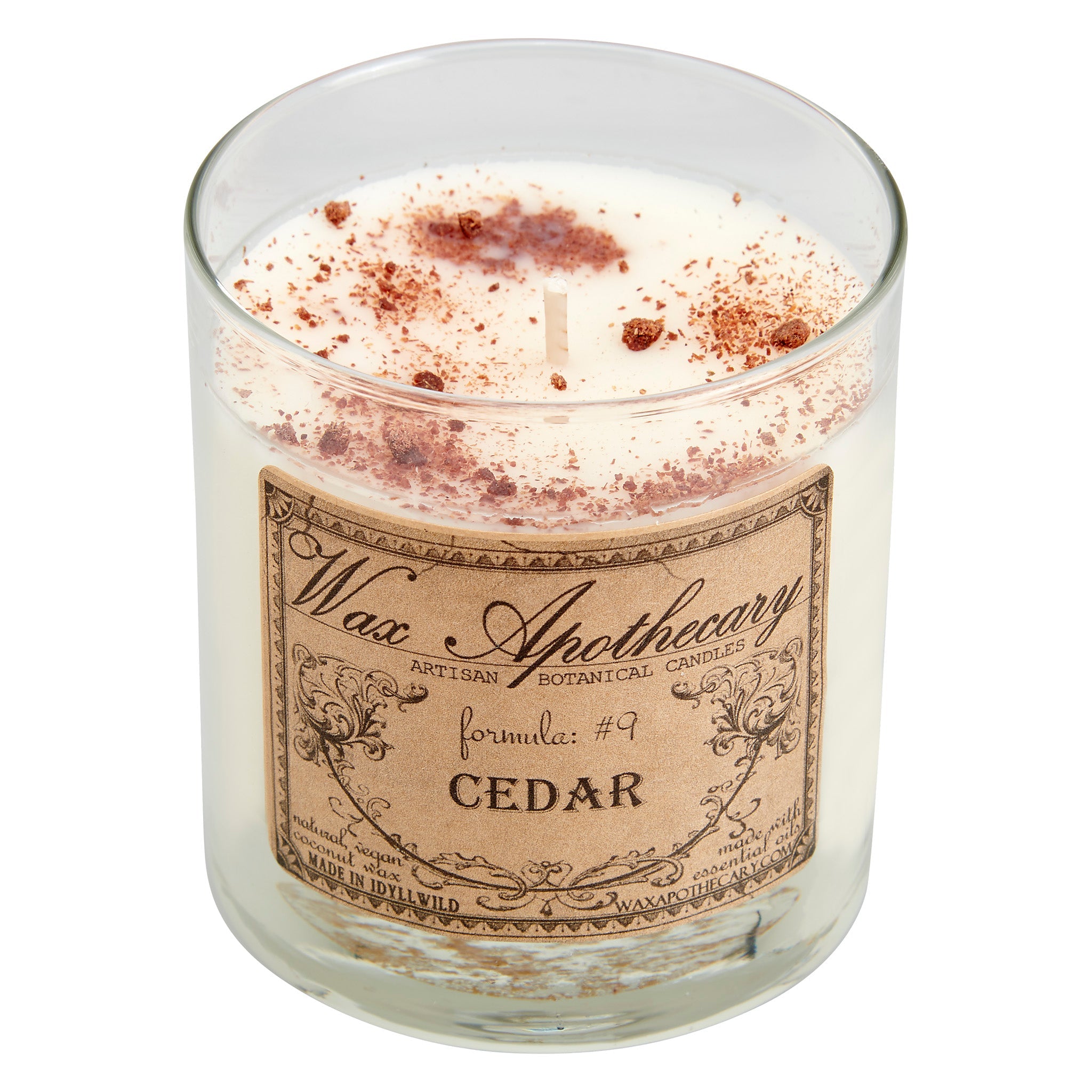 Cedar 7 oz Botanical Candle in Scotch Glass