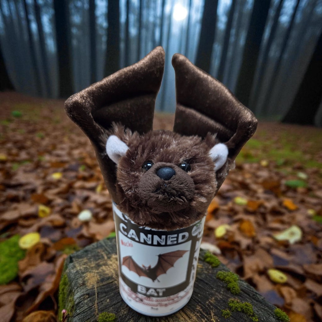 Canned Bat – Wild Plush Bat Collectible in a Can (Eco-Friendly & Educational)