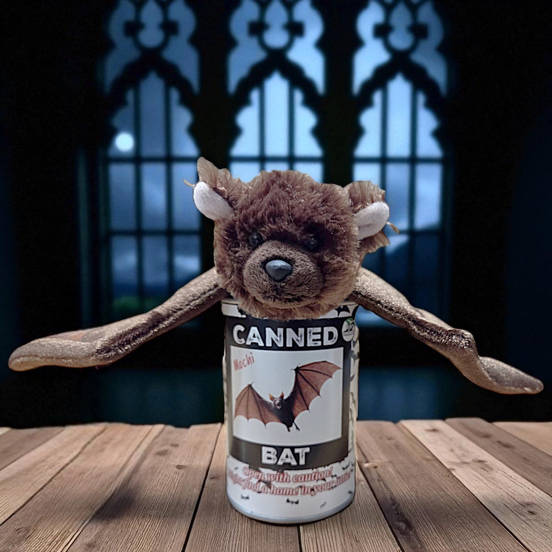 Canned Bat – Wild Plush Bat Collectible in a Can (Eco-Friendly & Educational)