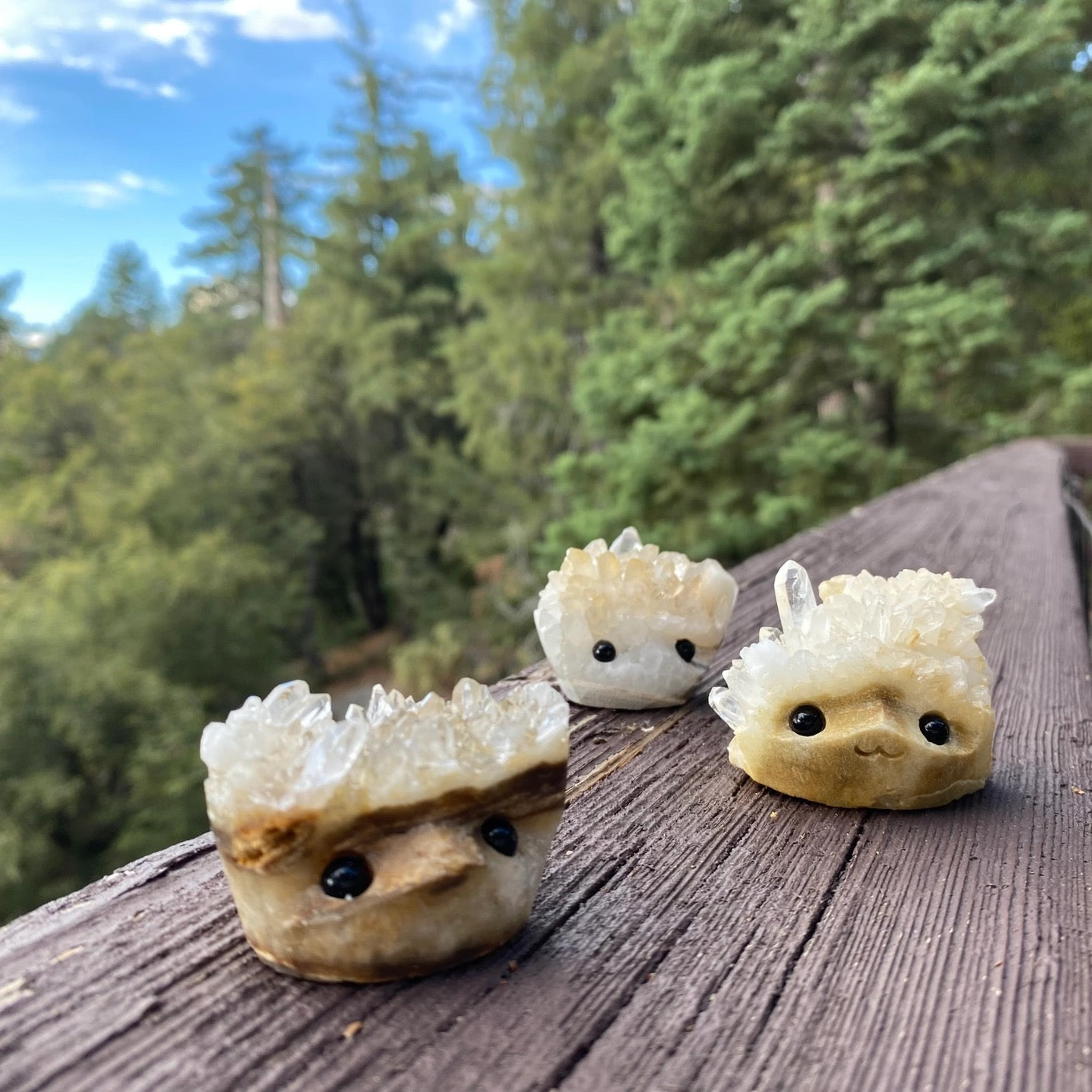 Sparkle Geode Buddy & Crystal Cluster Rock Friends