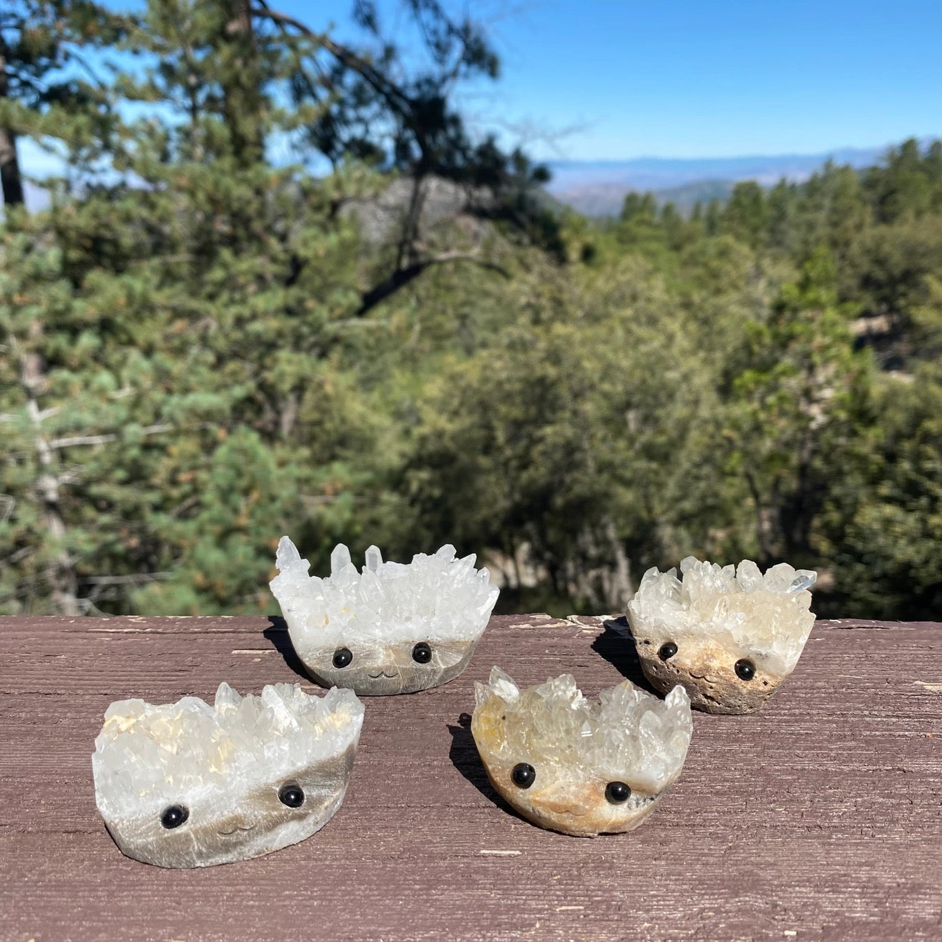 Sparkle Geode Buddy & Crystal Cluster Rock Friends