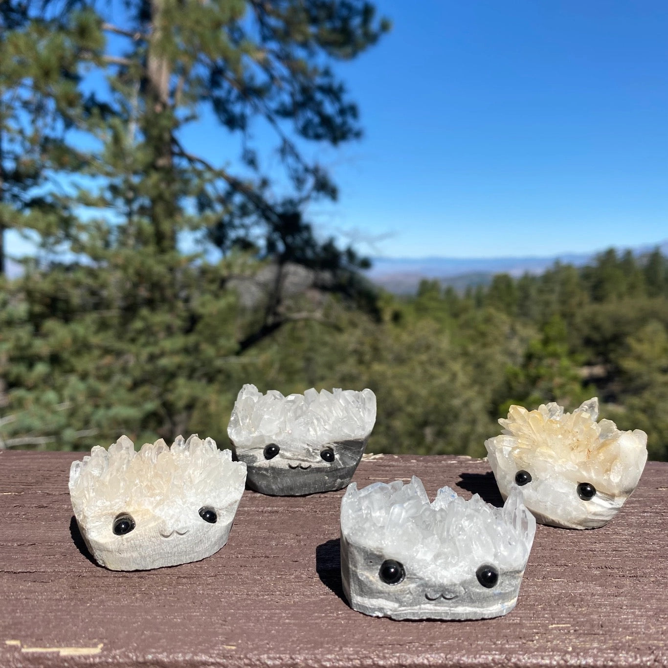 Sparkle Geode Buddy & Crystal Cluster Rock Friends