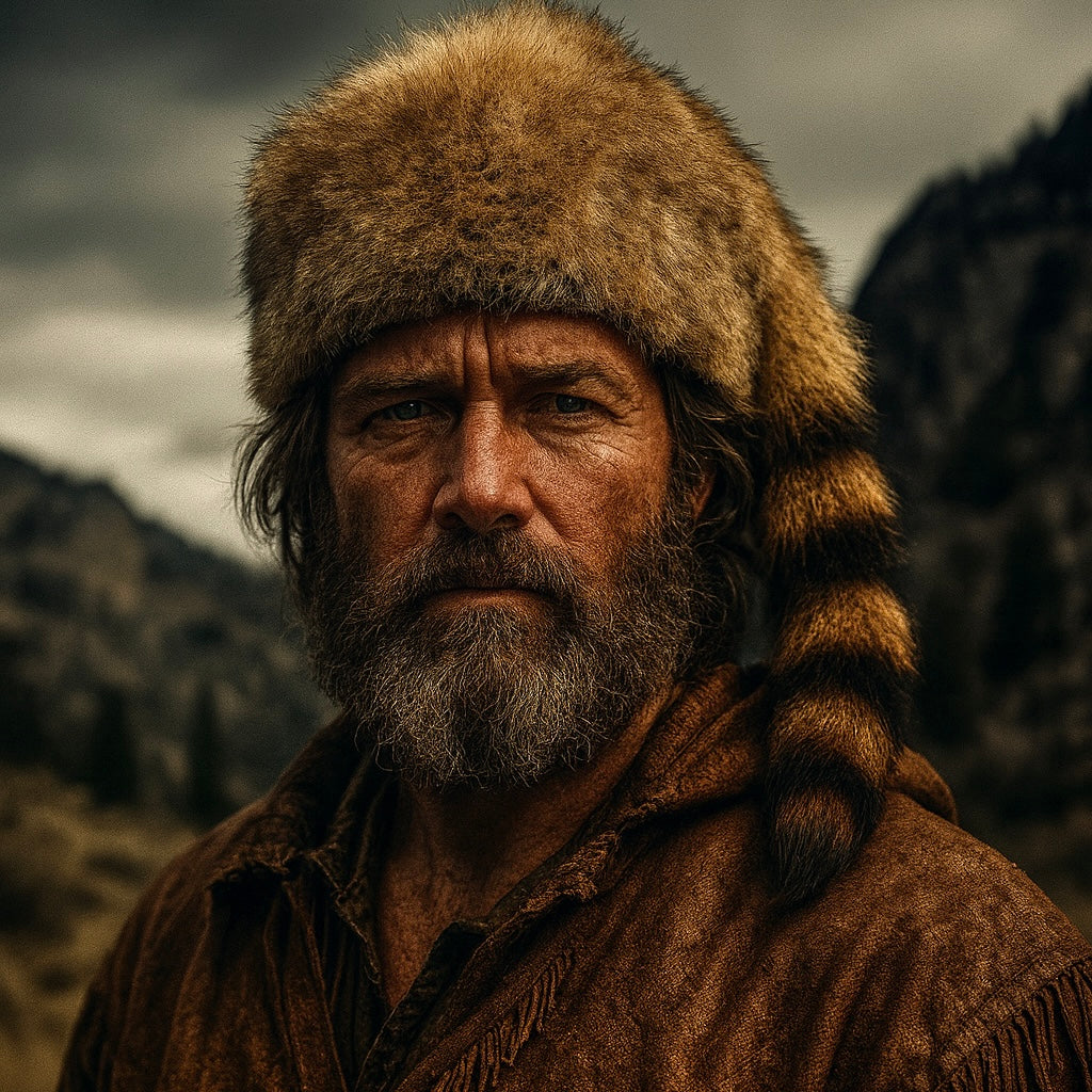 Mountain Man Trapper Hat with Tail