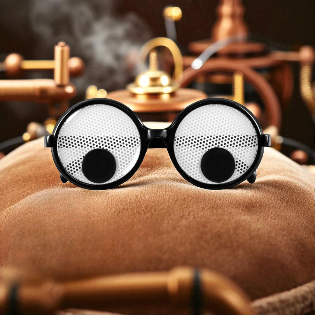 Googly Eyes Glasses – Funny Wobble-Eye Gag Glasses for Costumes & Parties