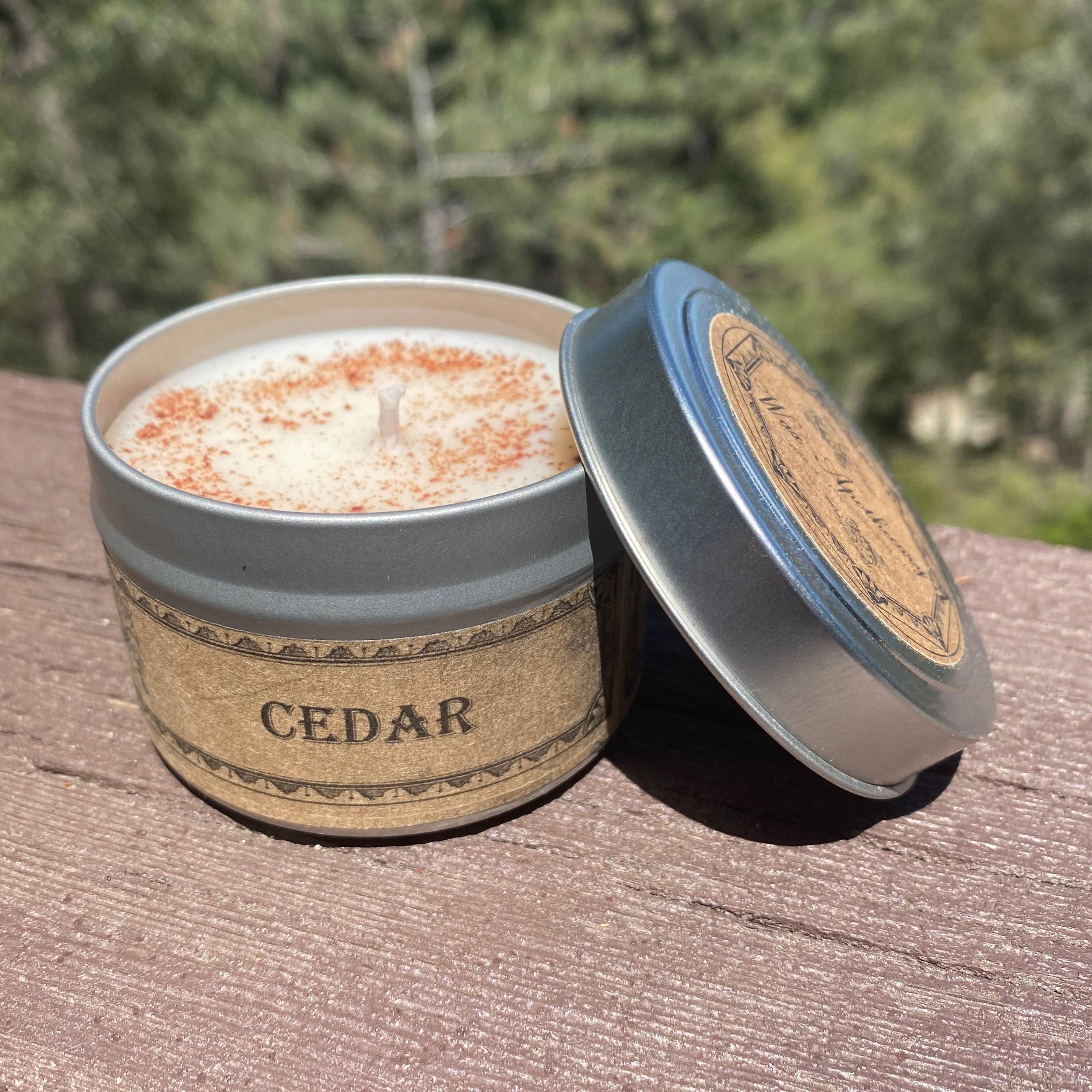 Cedar Botanical Candle Travel Tin