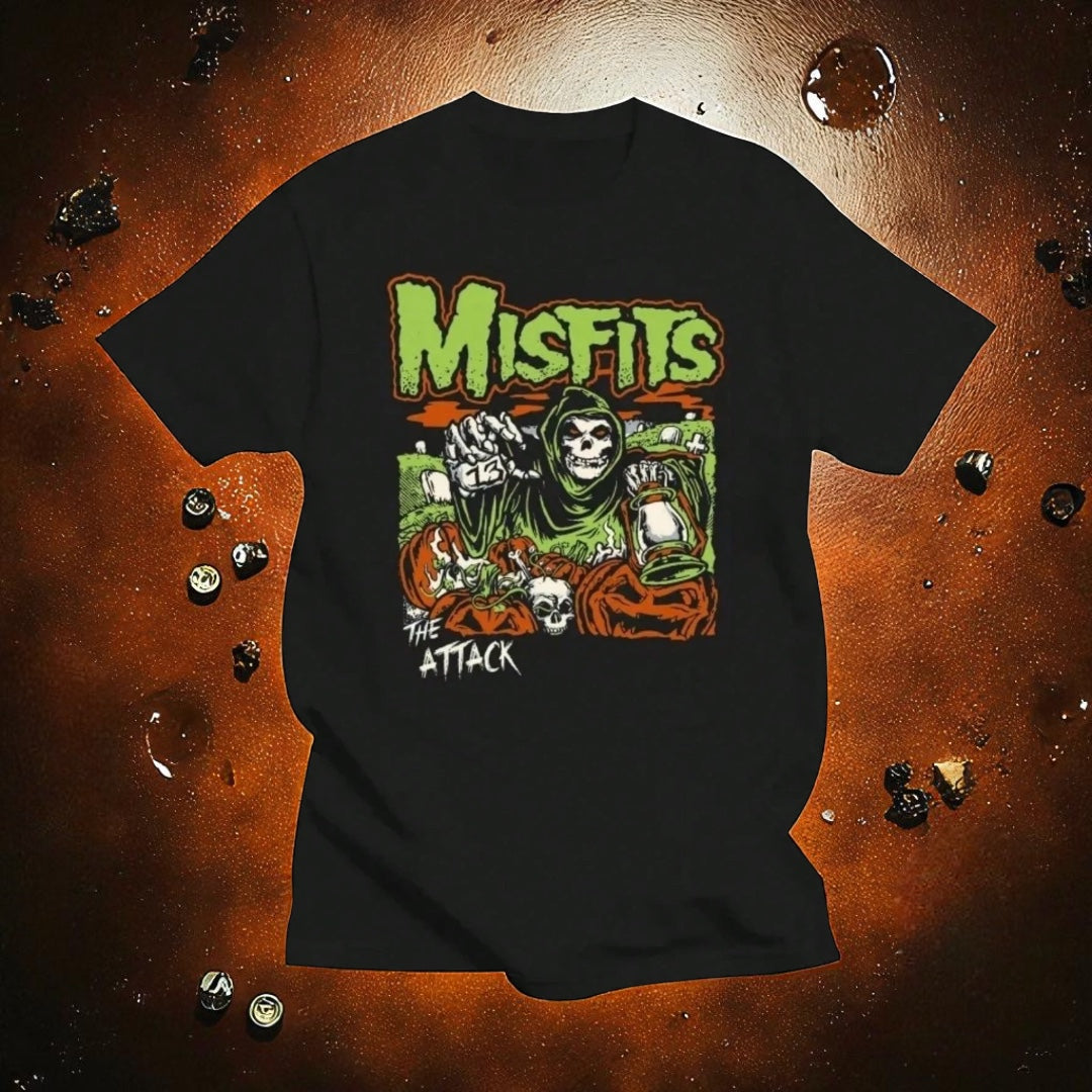 Misfits “The Attack” T-Shirt – Horror Punk Band Graphic Tee