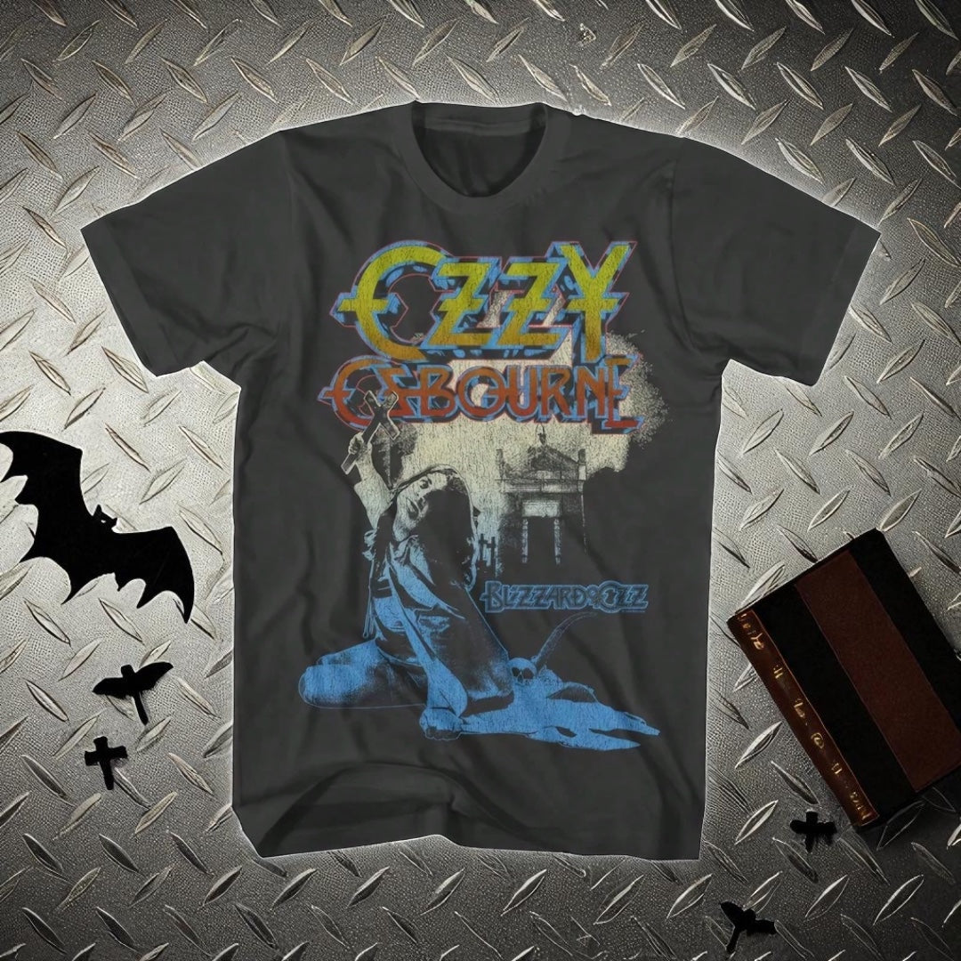 Ozzy Osbourne “Blizzard of Ozz” T-Shirt – Classic Heavy Metal Album Tee