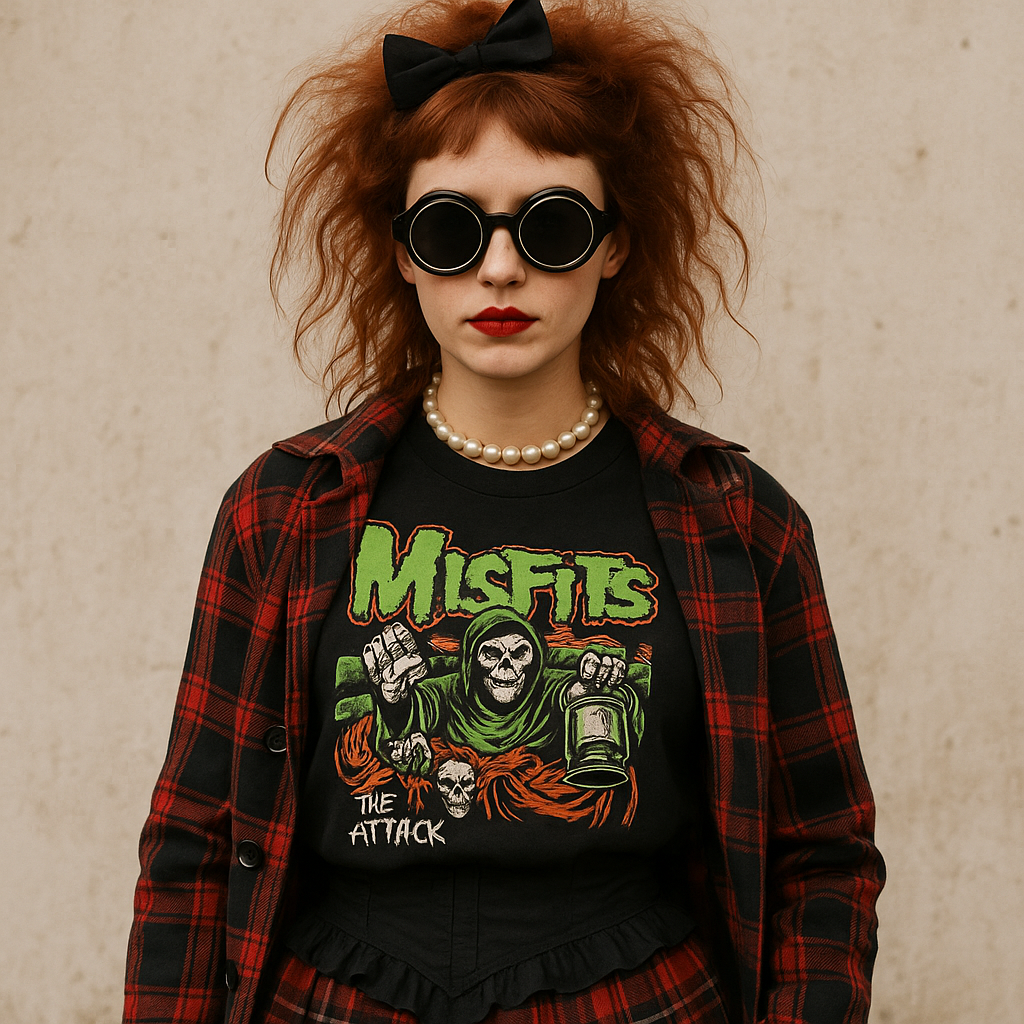 Misfits “The Attack” T-Shirt – Horror Punk Band Graphic Tee