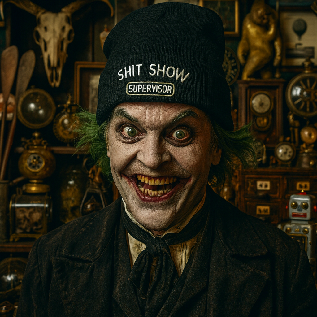 “Sh*t Show Supervisor” Beanie – Funny Knit Cap for Chaos Managers