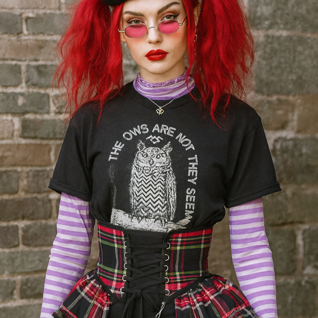 Twin Peaks Owl T-Shirt – “The Owls Are Not What They Seem” Graphic Tee