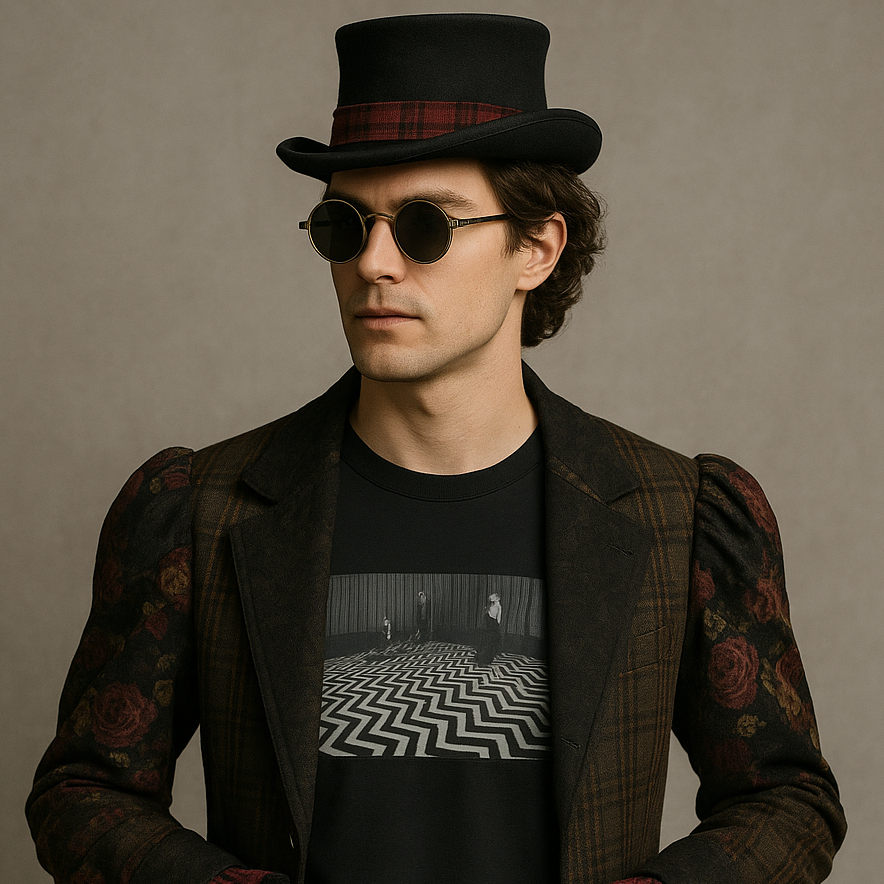 Twin Peaks Red Room T-Shirt – The Black Lodge “Waiting Room” Graphic Tee