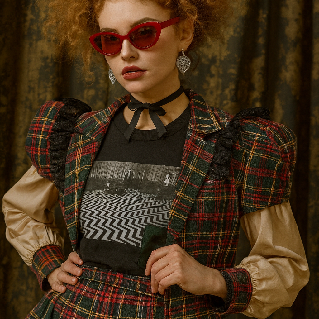 Twin Peaks Red Room T-Shirt – The Black Lodge “Waiting Room” Graphic Tee