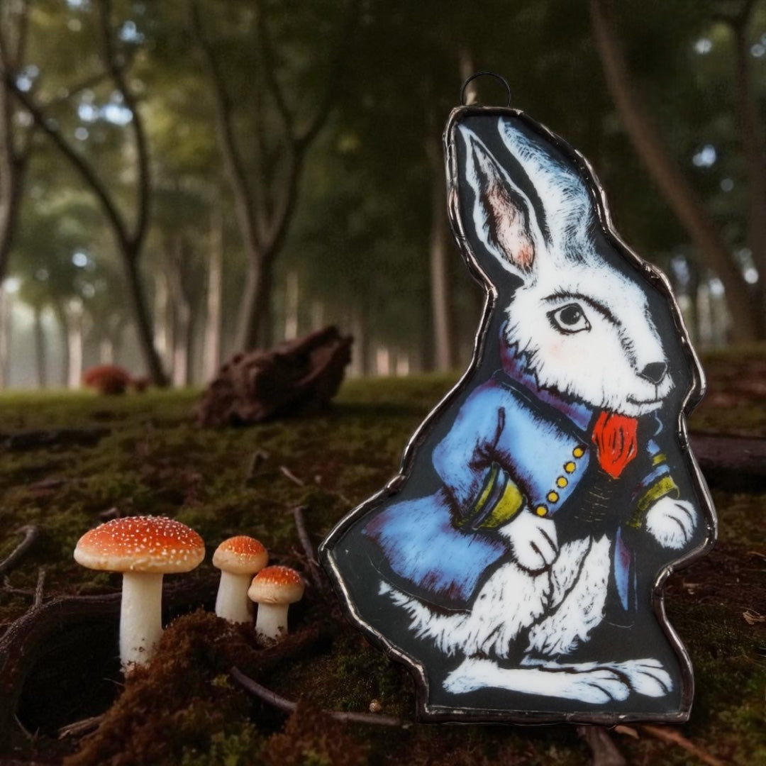 🕰️ “The White Rabbit” – Wonderland’s Most Anxious Gentleman