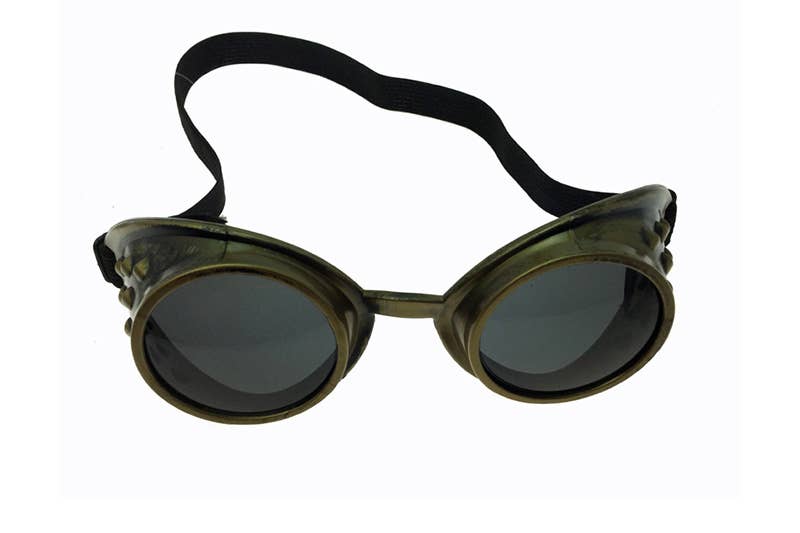 steampunk aviator goggles Gold Farbe:raspberry/fox Finish your pilot look Decathlon Rockrider E-ST900 - Goldig