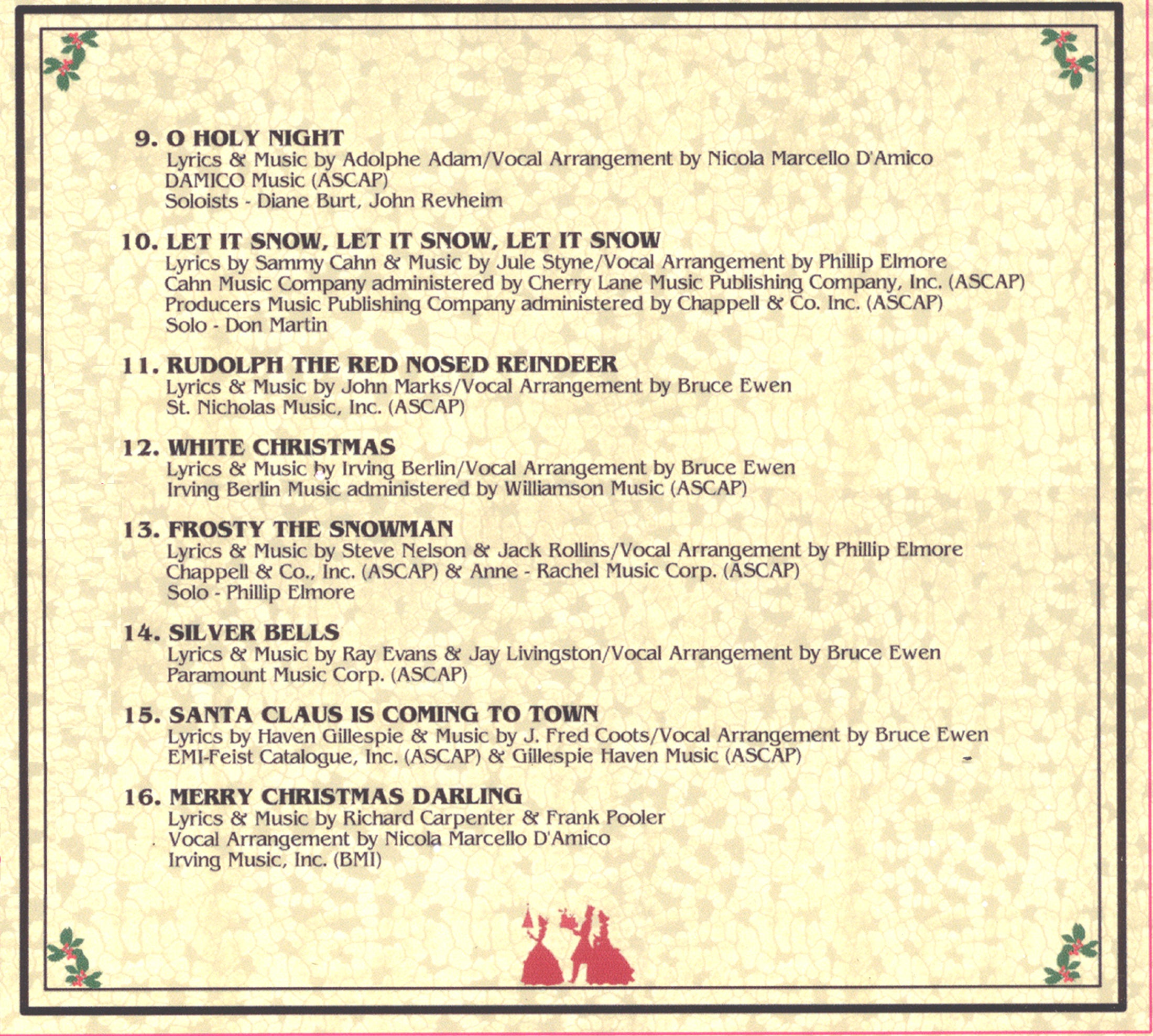 A Christmas Present from The Caroling Company CD