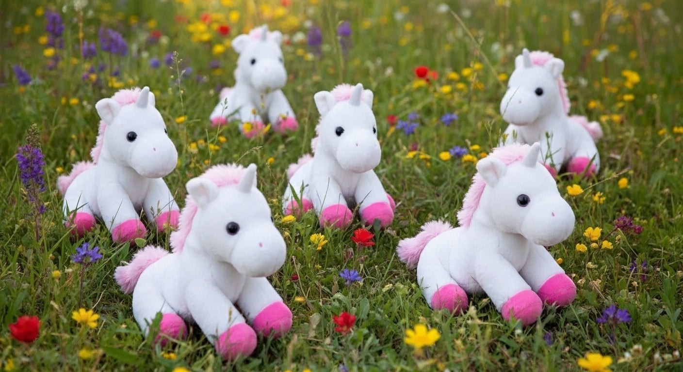 Canned Unicorn – Whimsical Idyllwild Forest Myth Plush Collectible in a Can (White)