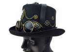 Gear Chain Steampunk Top Hat