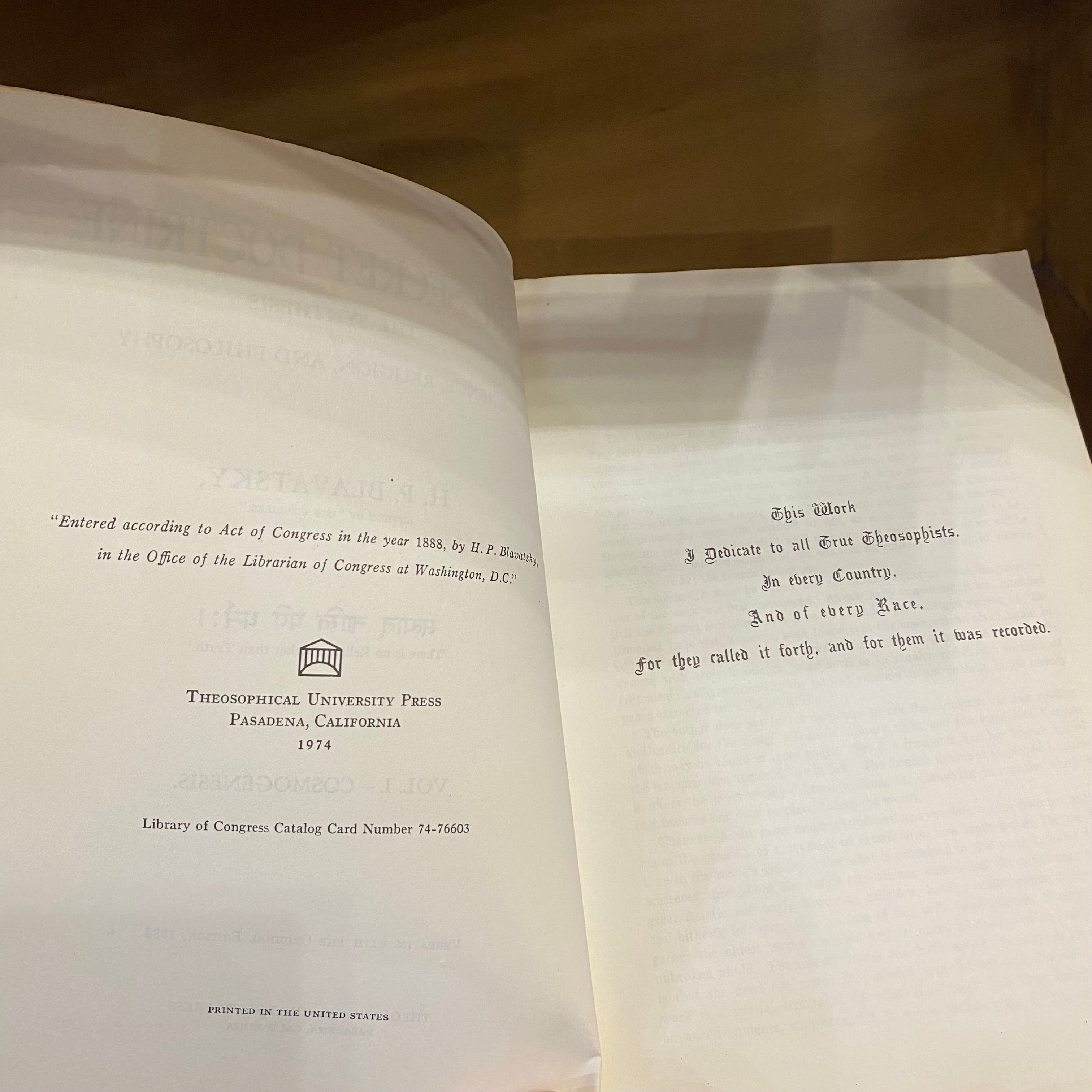 The Secret Doctrine – 2 Volume Set by Helena P. Blavatsky | Vintage Occult Philosophy & Theosophy Classic