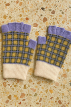 “Plaid About You” Cozy Fingerless Gloves