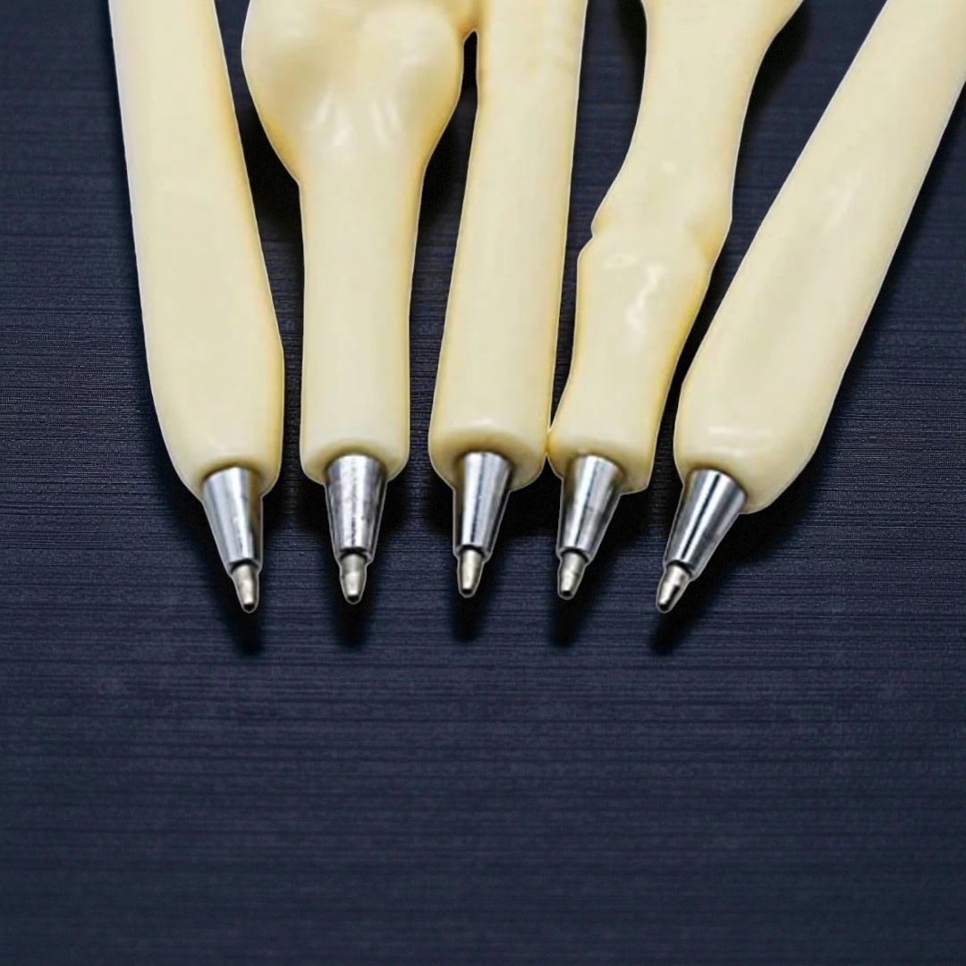 💀 Bone Ballpoint Pen – Anatomical Skeleton Pen | Oddities, Medical Specimen, Curiosity Desk Accessory