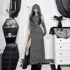 Street Chic Hooded Maxi Dress