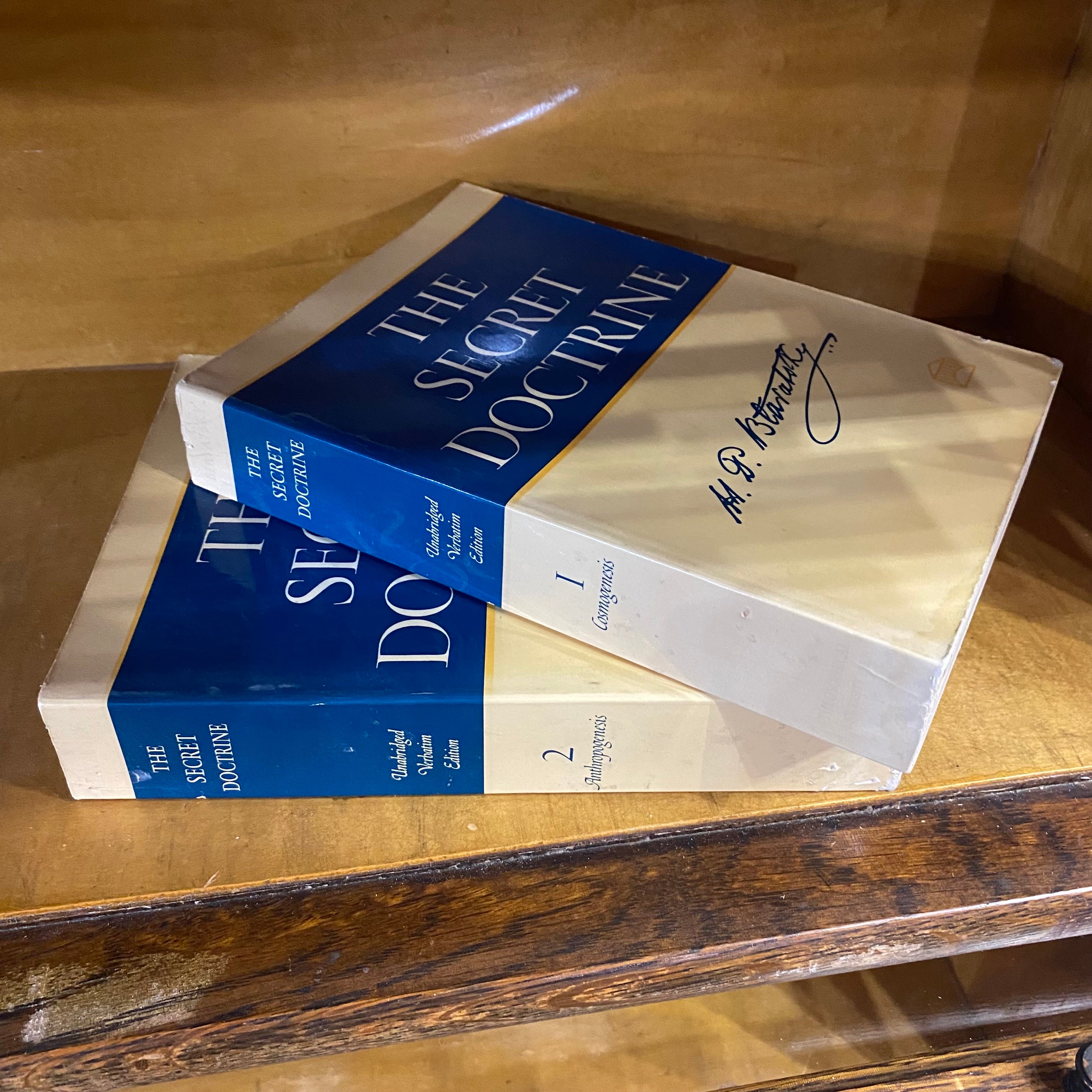 The Secret Doctrine – 2 Volume Set by Helena P. Blavatsky | Vintage Occult Philosophy & Theosophy Classic