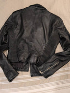 Trafaluc Leather Moto Jacket, Size Medium