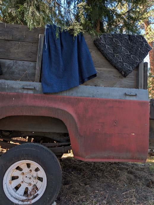 Vintage Houndstooth Wool Skirt