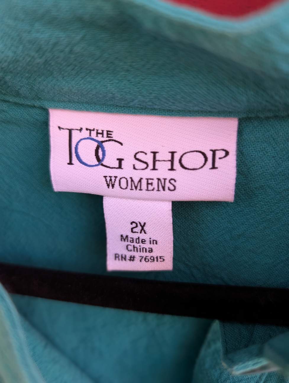 Teal Tunic 100% Cotton