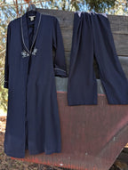 Vintage Cannabis Dressing Robe Set (2 pieces) Lounge Attire