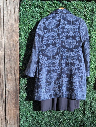 'Blue Suede Shoes' Peacoat Chico's fits size 0-8