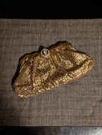 Golden Satchel 1950's Vintage Purse