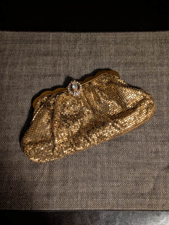 Golden Satchel 1950's Vintage Purse