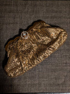 Golden Satchel 1950's Vintage Purse