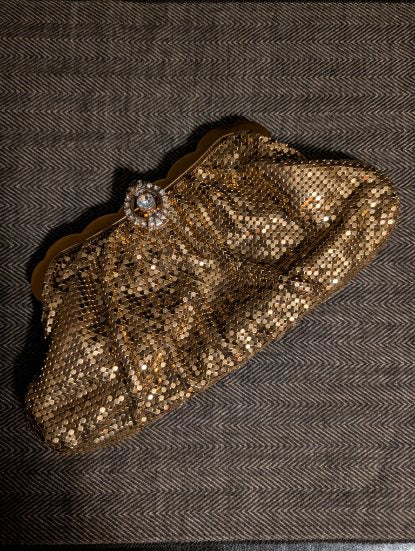 Golden Satchel 1950's Vintage Purse