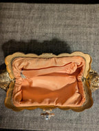 Golden Satchel 1950's Vintage Purse