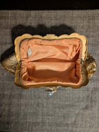 Golden Satchel 1950's Vintage Purse