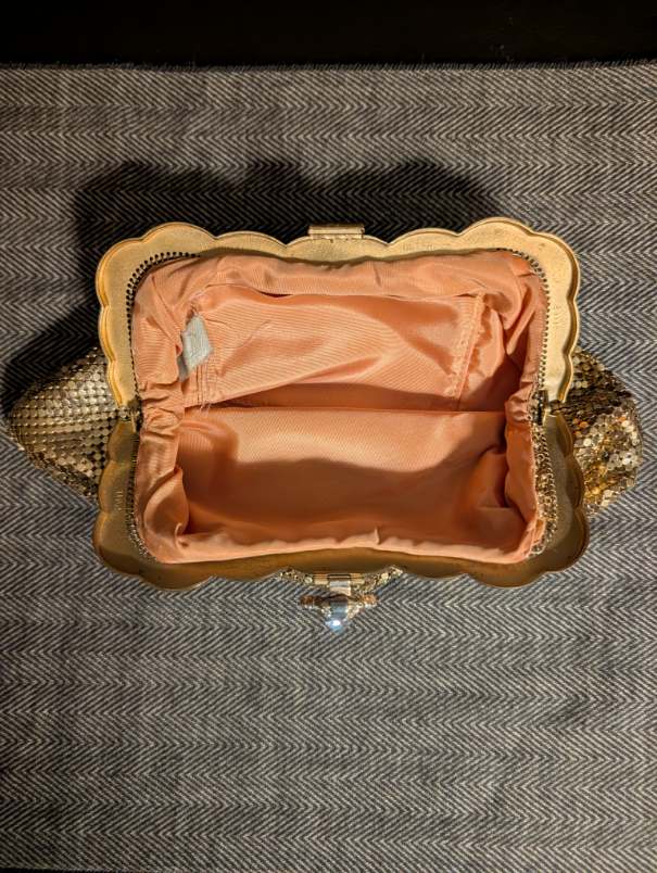Golden Satchel 1950's Vintage Purse