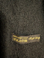'The Extra' 100% Lambs Wool Black Scarf, ARS