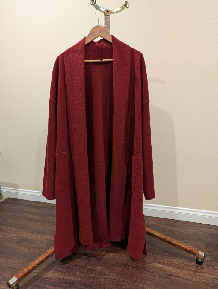 Eileen Fisher Wool Overcoat, one size fits all ( Size XL)