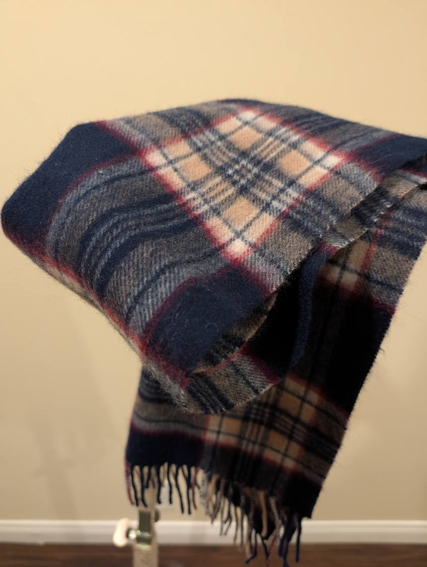 plaid lamb's wool scarf (Edinburgh) ARS