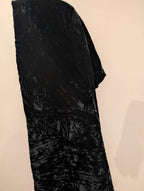 Black Velvet High Waisted Trousers Women's Size 12
