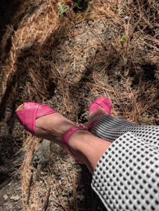 Swedish Hasbeen's  Pink Clogs size 39