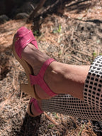 Swedish Hasbeen's  Pink Clogs size 39