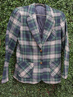Edinburgh Plaid Vintage Blazer, AR