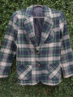 Edinburgh Plaid Vintage Blazer, AR