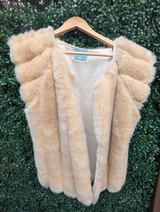 Rabbit Fur Vest 1960's