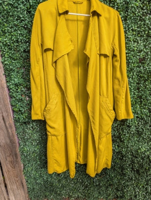 Chartreuse Trench Coat, Zara