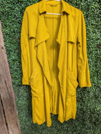 Chartreuse Trench Coat, Zara